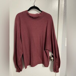 Women's Burgundy Sweater